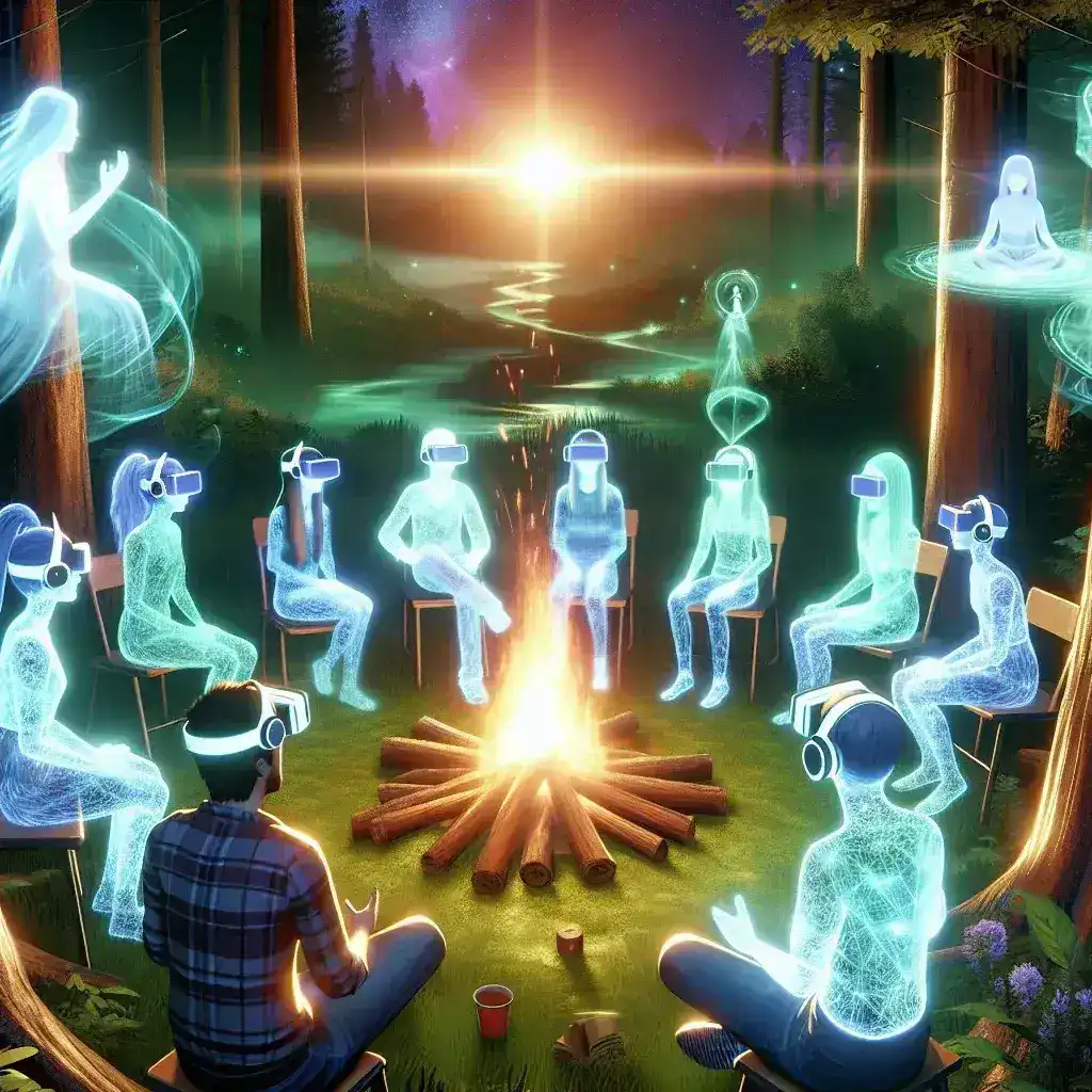 Virtual Campfires: Cozy Gatherings with Friends in Mixed Reality